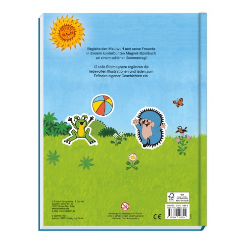 Der kleine Maulwurf Magnet - Spielbuch Pappenbuch mit Magneten