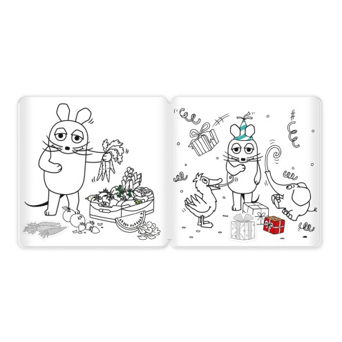 Die Maus Stickermalbuch