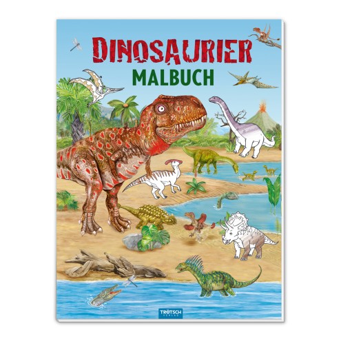 Malbuch DINO mit Figuren S2