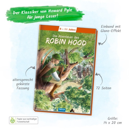 Leseklassiker "Die Abenteuer des Robin Hood"