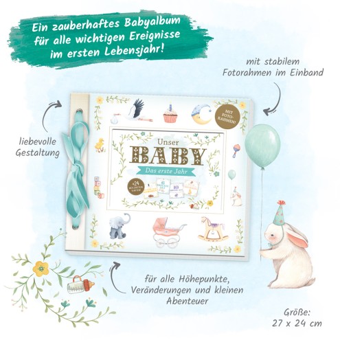 Babyalbum Unser Baby -Das erste Jahr