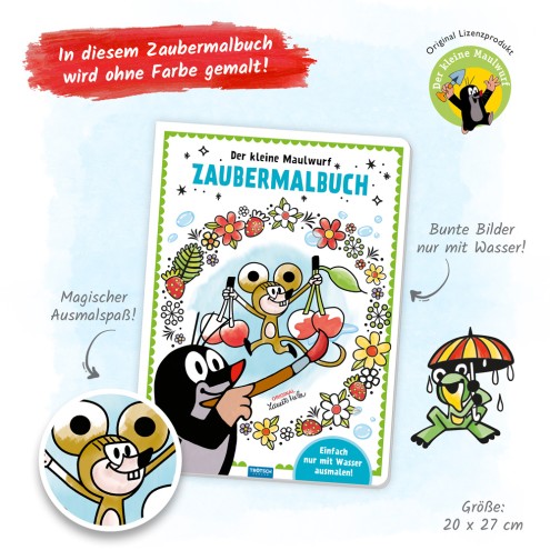 Zaubermalbuch kleiner Maulwurf