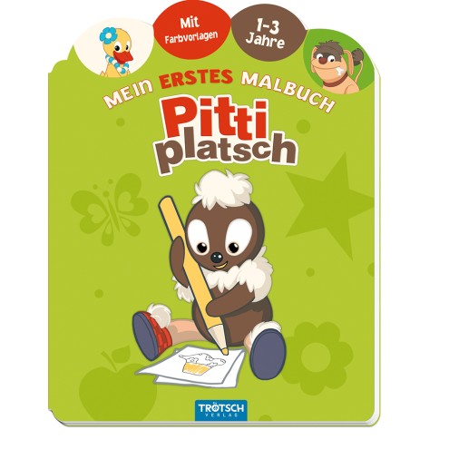 UNSER SANDMÄNNCHEN "Mein erstes Malbuch" Pittiplatsch