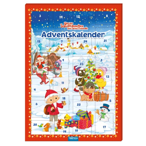 Magnet-Adventskalender Sandmann