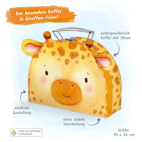 Koffer "Giraffe" formgestanzt