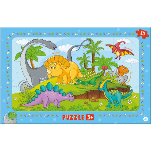Rahmenpuzzle "Dinosaurier"