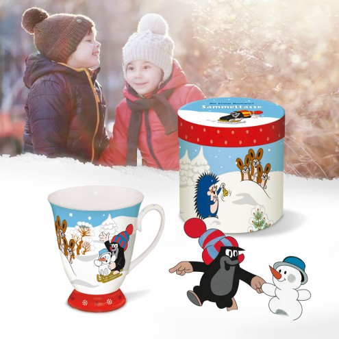 Sammeltasse Maulwurf Winter