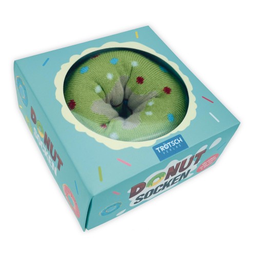 Socken Donut -grün-