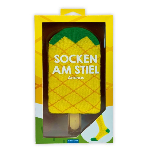 Socken am Stiel -Ananas-
