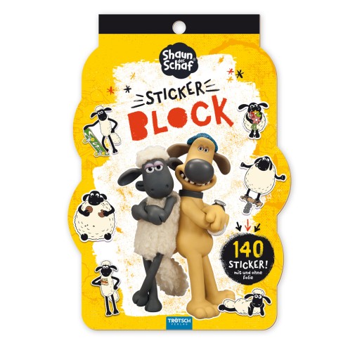 Shaun das Schaf Stickerblock