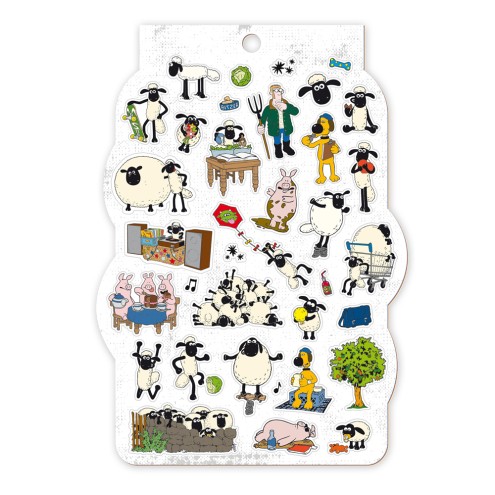Shaun das Schaf Stickerblock