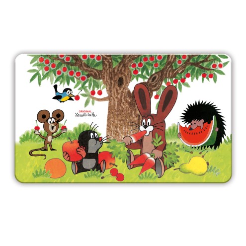 Der kleine Maulwurf Frühstücksbrettchen Obstpicknick